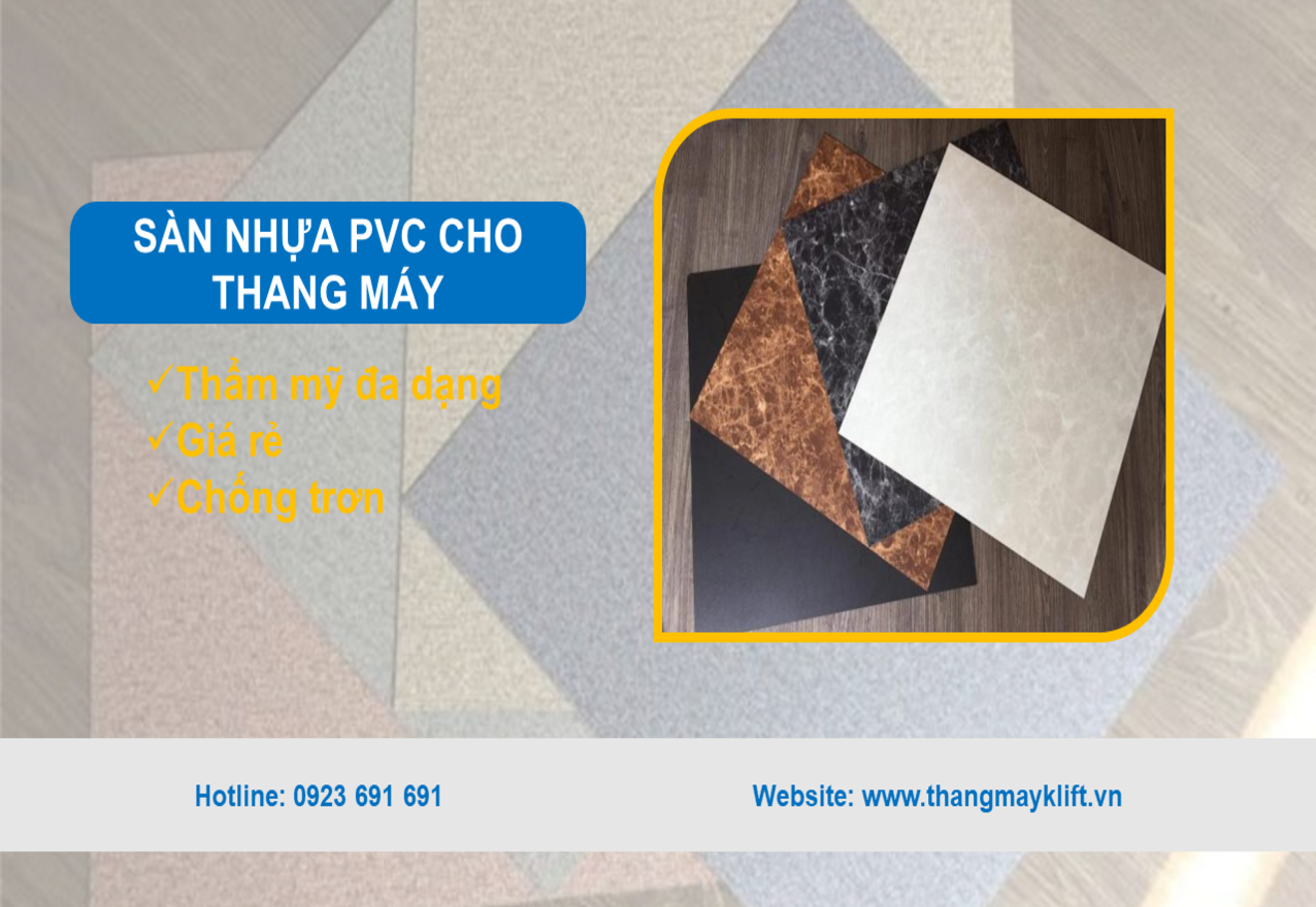 Có nên làm sàn nhựa PVC cho thang máy gia đình nhà bạn?
