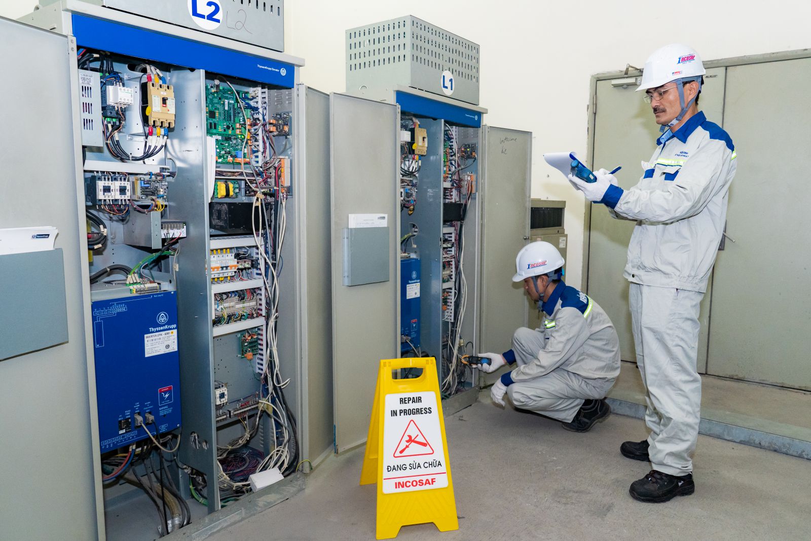 Kiểm tra kỹ thuật bên ngoài khi kiểm định thang máy là gì?