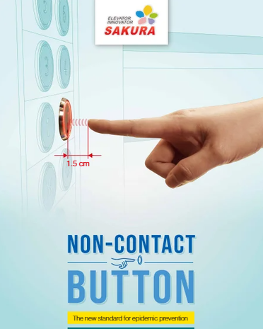 Điều khiển thang máy không chạm - tránh xa vi khuẩn